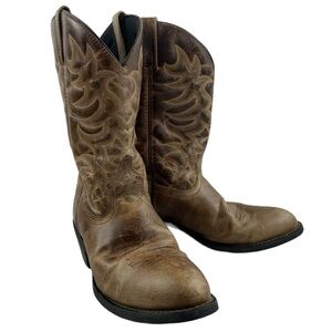 Laredo Men's (68384) 12"‎ All Leather 2” Heel Classic Cowboy Western Boot 11.5EW
